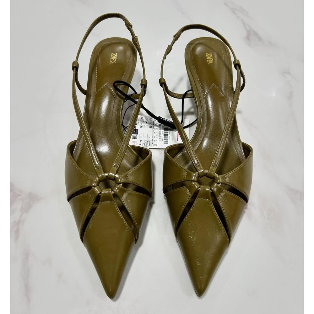 ZARA Pointed Toe Heels NWT - Picture 8 of 16